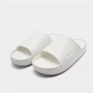 Nike White Slide Sandals